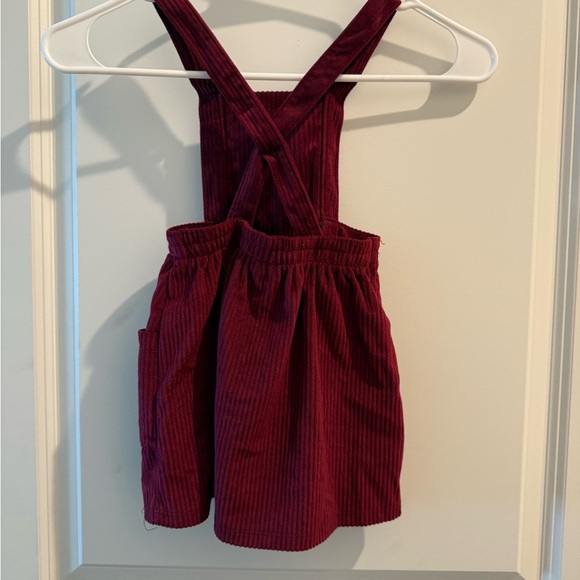 NWOT Wonder Nation Maroon Corduroy Overalls - Picture 4 of 7